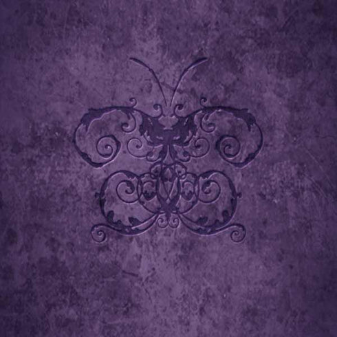 Purple Damask Butterfly by Brigid Ashwood Galaxy Buds Live Skin